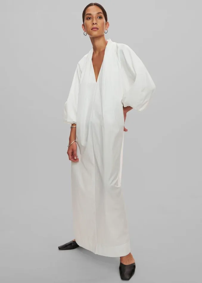 The Frankie Shop Esse Studios Collected Long Dress 8211 Ivory Shop Dresses