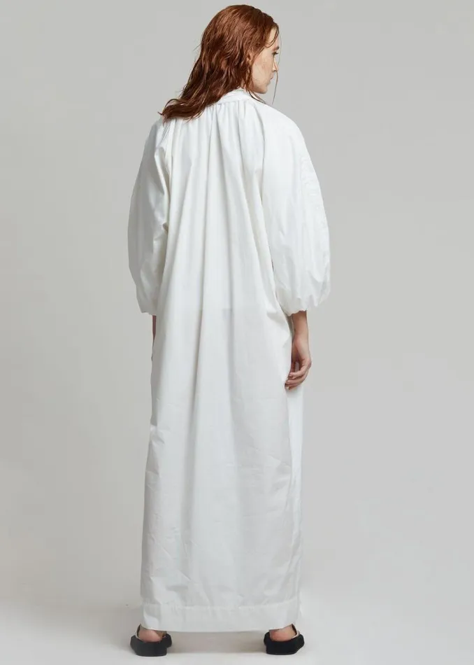 The Frankie Shop Esse Studios Collected Long Dress 8211 Ivory Shop Dresses