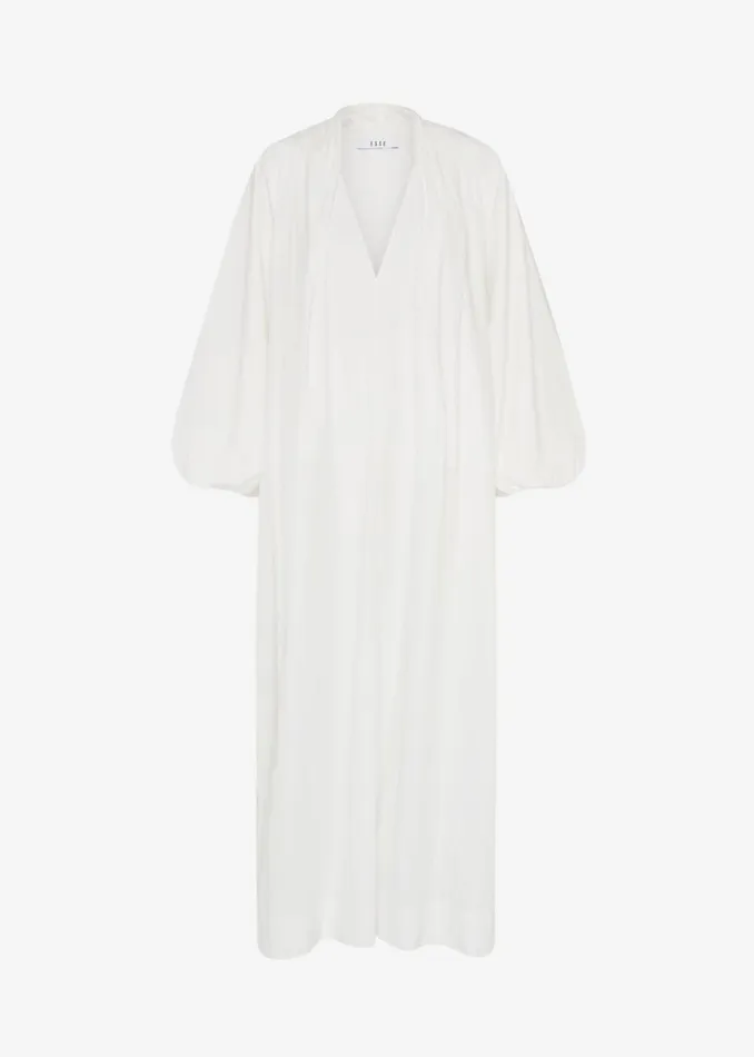 The Frankie Shop Esse Studios Collected Long Dress 8211 Ivory Shop Dresses