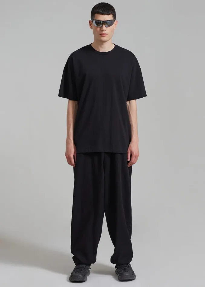 The Frankie Shop Faro Boxy Tee 8211 Black Shop Clothing