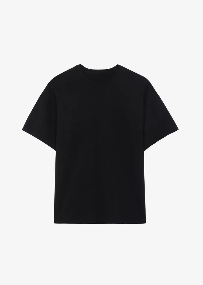The Frankie Shop Faro Boxy Tee 8211 Black Shop Clothing
