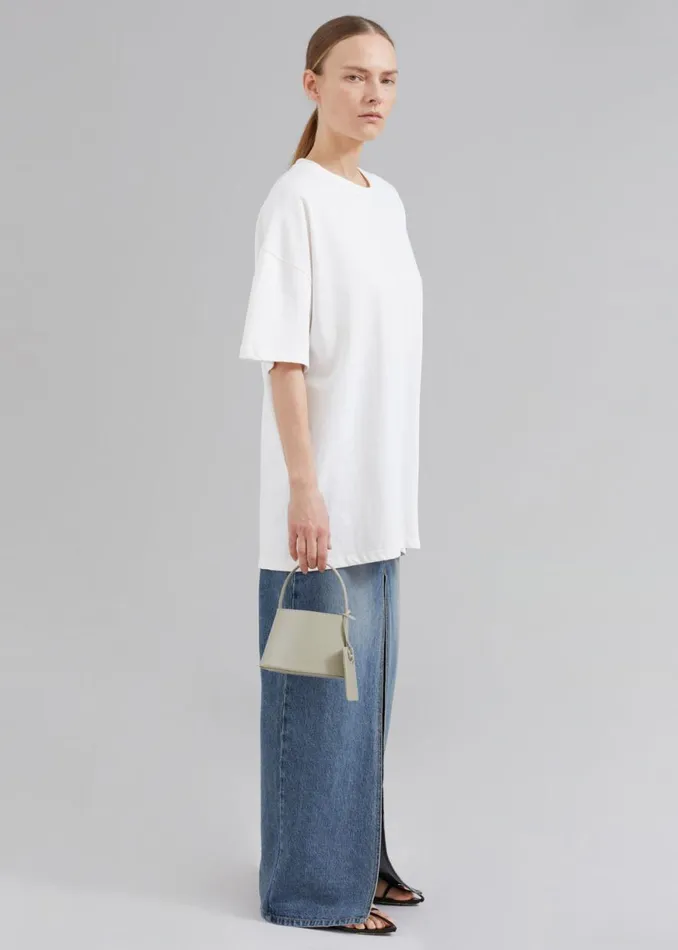 The Frankie Shop Faro Boxy Tee 8211 White Shop Clothing