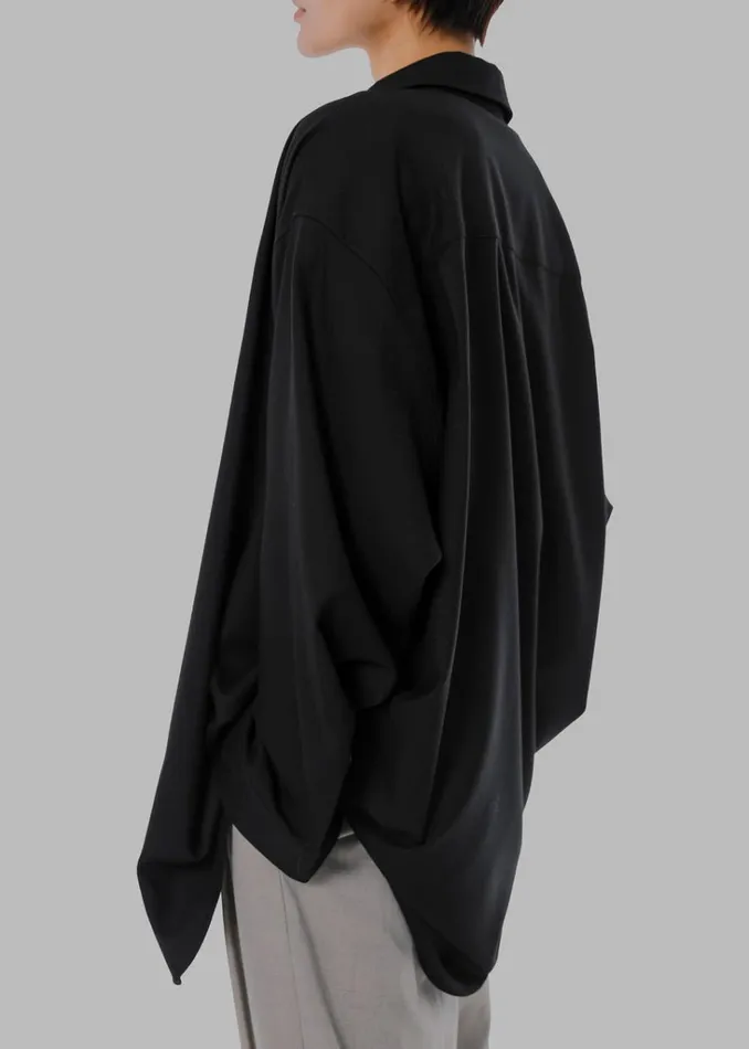 The Frankie Shop Gelso Shirt 8211 Black Shop Tops