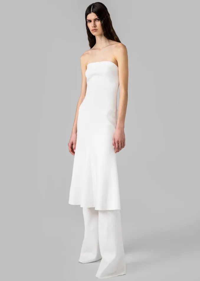 The Frankie Shop Gudu Dress 08 8211 White Shop Clothing