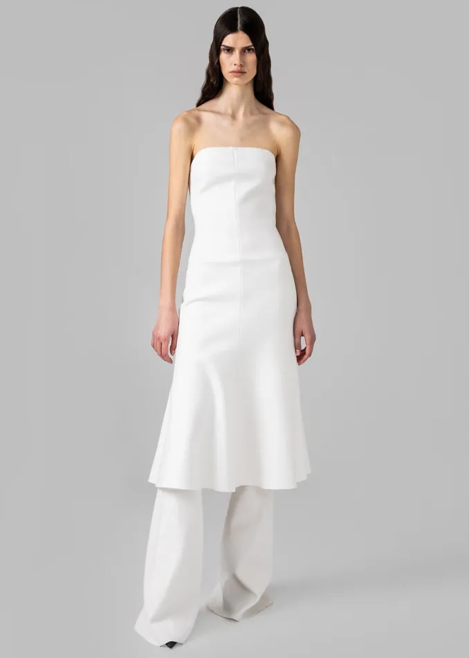 The Frankie Shop Gudu Dress 08 8211 White Shop Clothing