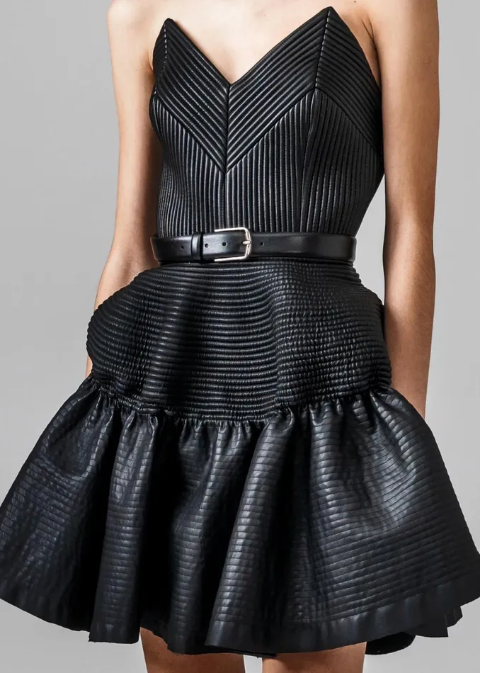 The Frankie Shop Gudu Dress 09 8211 Black Shop Clothing