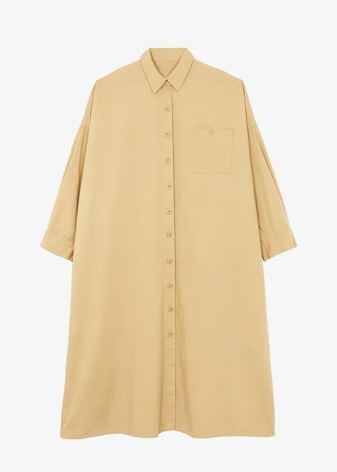 The Frankie Shop Kason Oversized Shirt Dress 8211 Sahara Shop Dresses