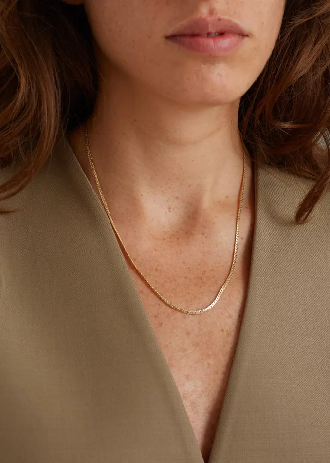 The Frankie Shop Laura Lombardi Mini Omega Chain 8211 Gold Shop Accessories