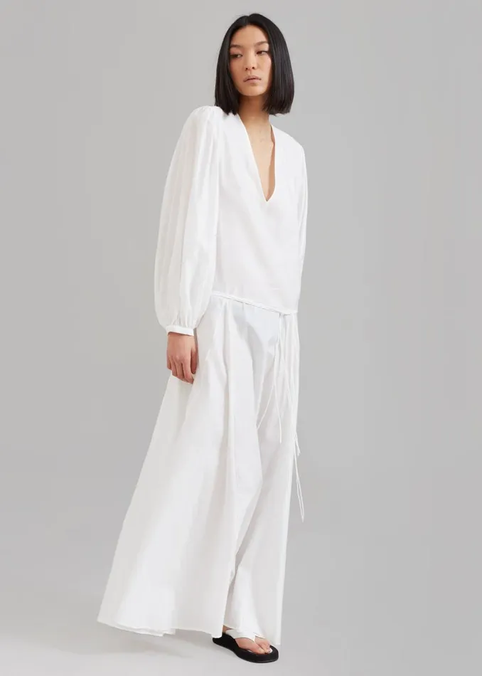 The Frankie Shop MATIN Cortona Dress 8211 White Shop Dresses