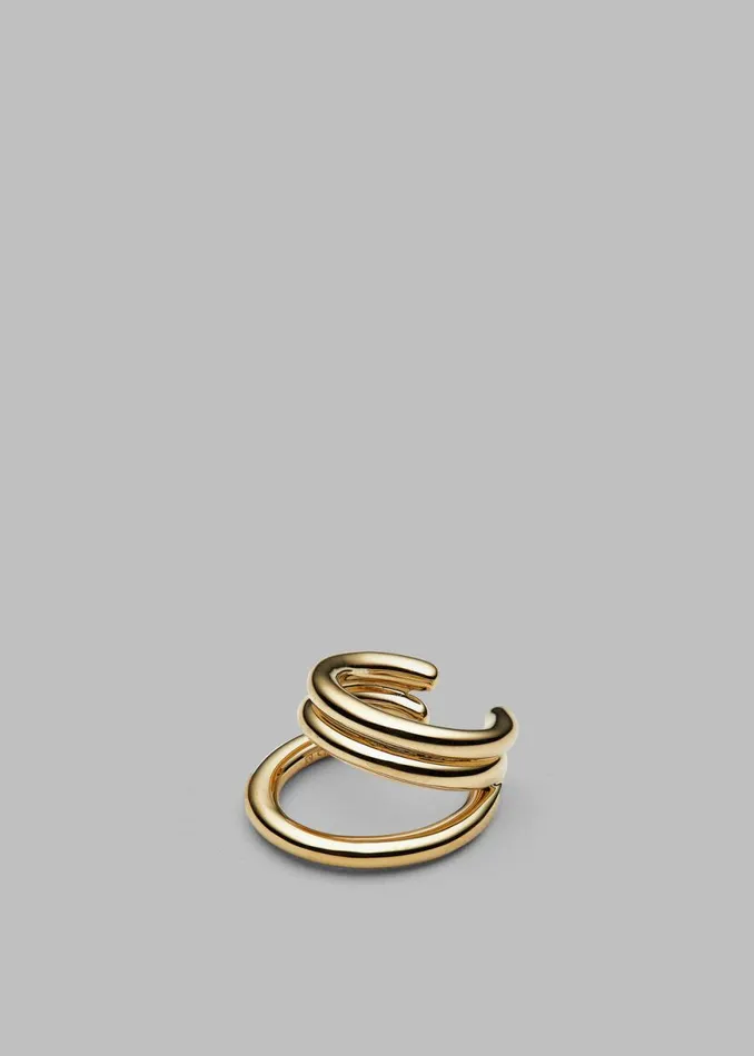 The Frankie Shop Otiumberg Concero Ear Cuff 8211 Gold Vermeil Shop Accessories