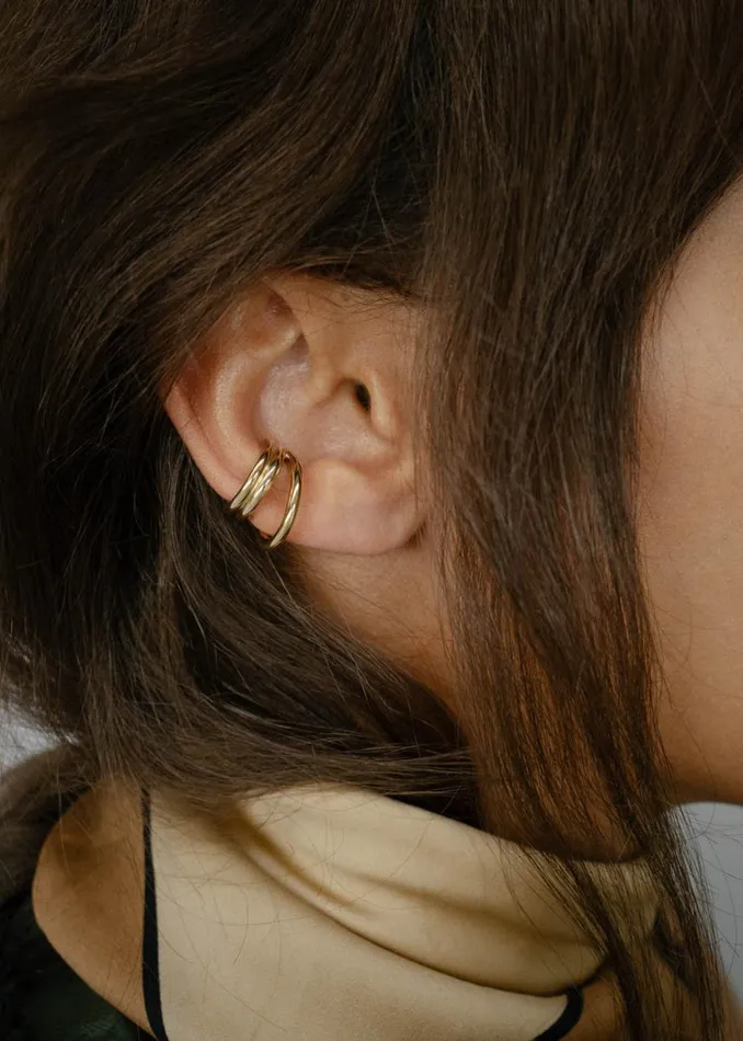 The Frankie Shop Otiumberg Concero Ear Cuff 8211 Gold Vermeil Shop Accessories