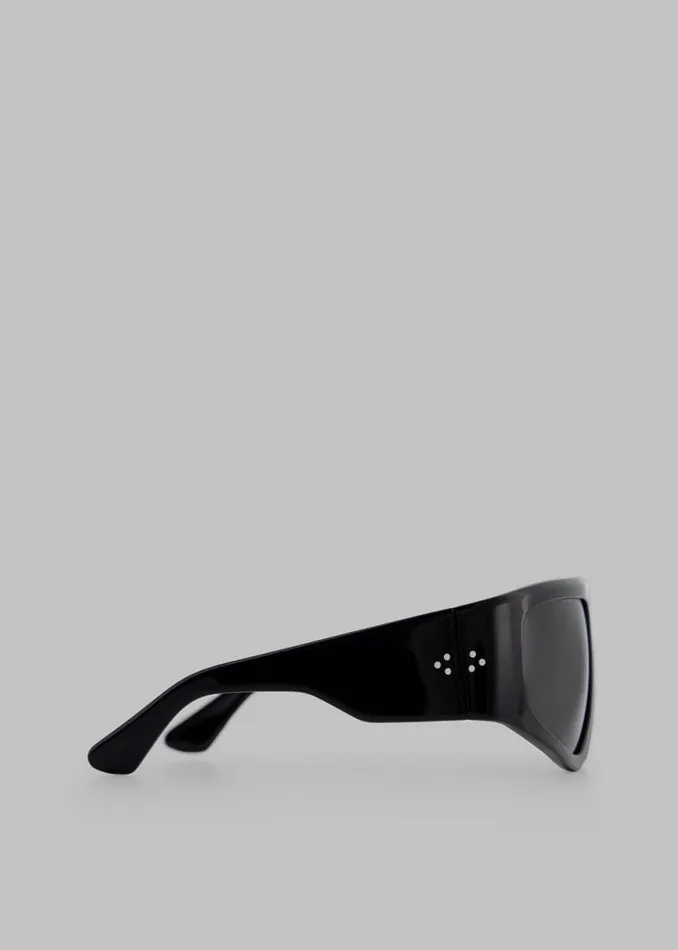 The Frankie Shop Port Tanger Noor 8211 Black Acetate Shop Accessories