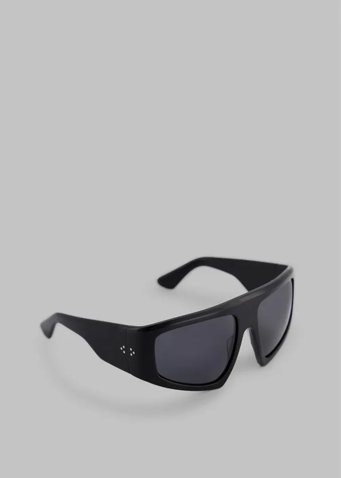 The Frankie Shop Port Tanger Noor 8211 Black Acetate Shop Accessories