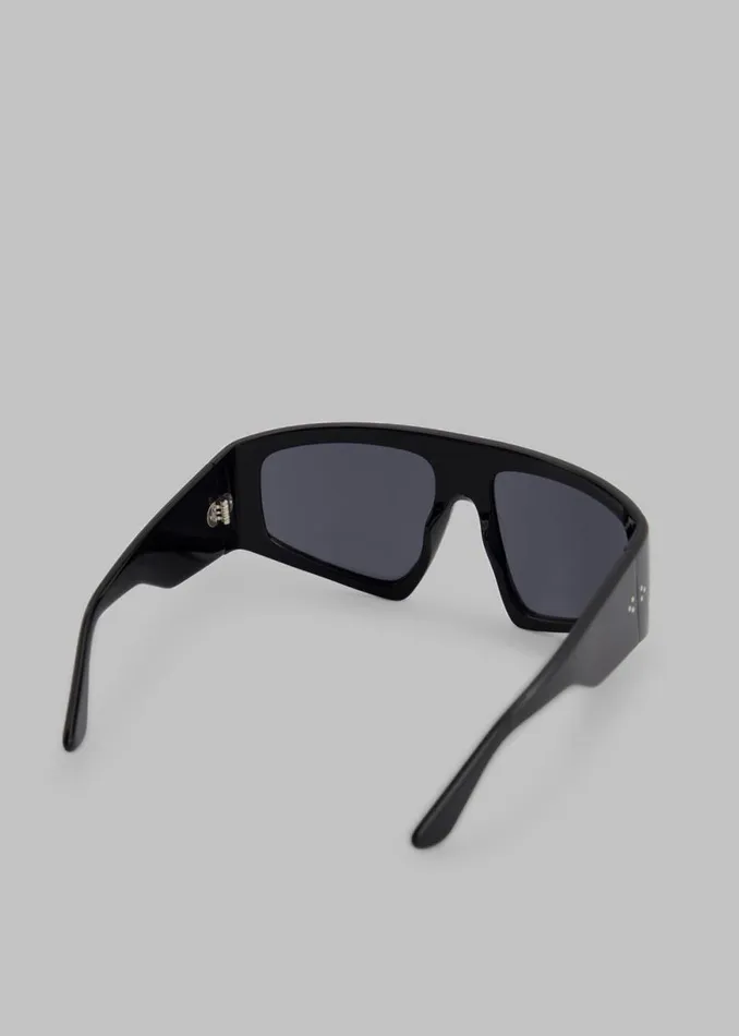 The Frankie Shop Port Tanger Noor 8211 Black Acetate Shop Accessories