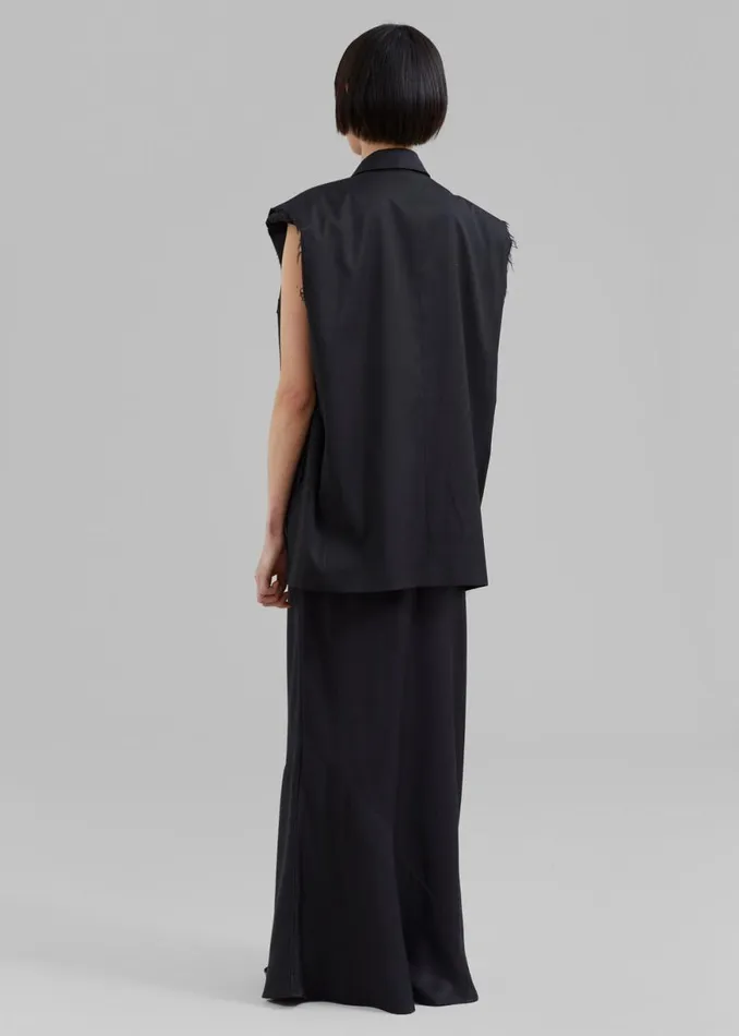 The Frankie Shop Senol Blazer Vest 8211 Black Shop Outerwear