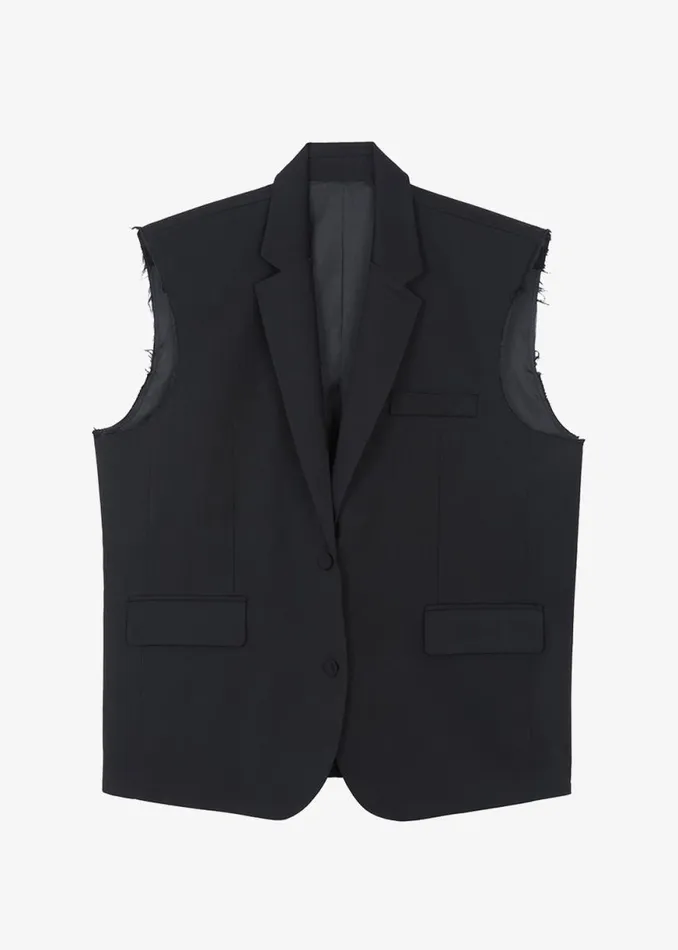 The Frankie Shop Senol Blazer Vest 8211 Black Shop Outerwear
