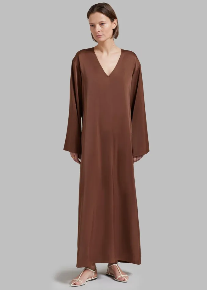 The Frankie Shop Solaqua The Resort Dress 8211 Cocao Shop Dresses