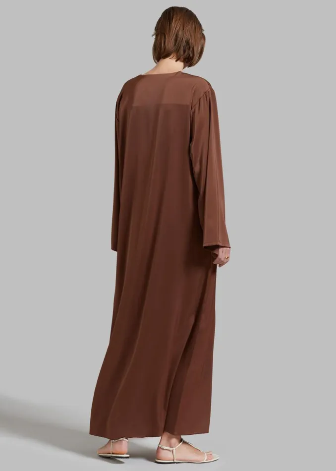 The Frankie Shop Solaqua The Resort Dress 8211 Cocao Shop Dresses