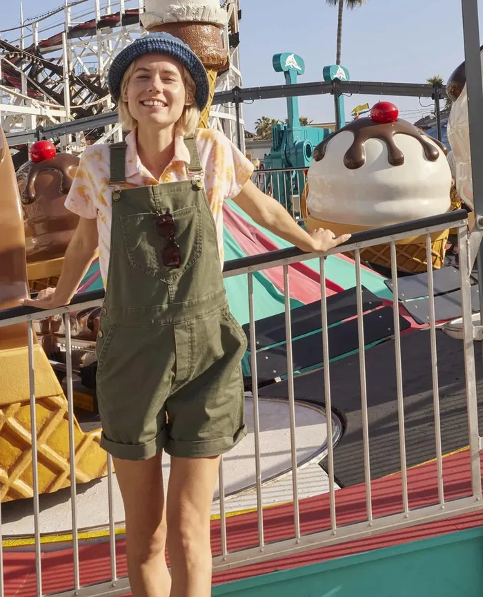 ToadandCo Jumpsuits and Overalls Cottonwood Shorteralls Beetle Vintage Wash 8211 Women039s