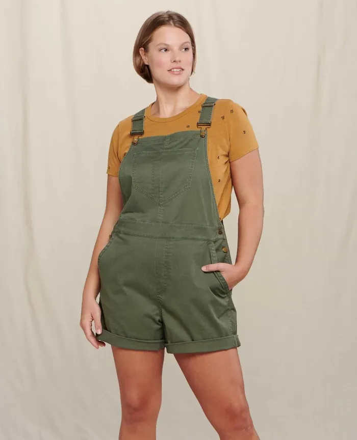 ToadandCo Jumpsuits and Overalls Cottonwood Shorteralls Beetle Vintage Wash 8211 Women039s