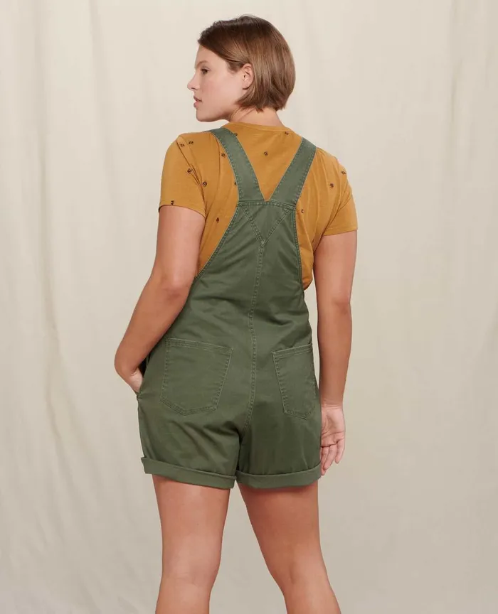 ToadandCo Jumpsuits and Overalls Cottonwood Shorteralls Beetle Vintage Wash 8211 Women039s