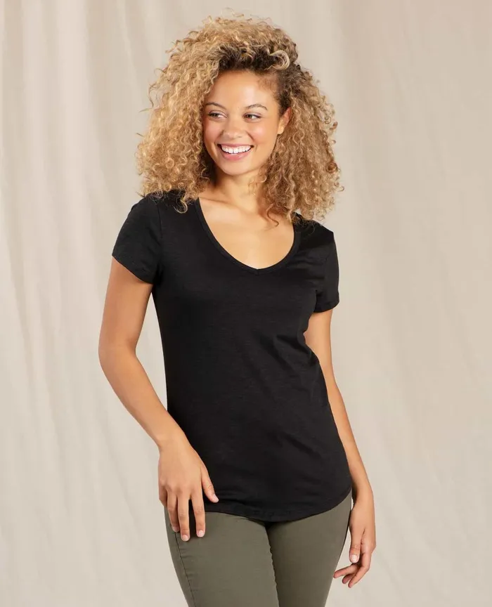 ToadandCo Loungewear and Sleep Marley II Short Sleeve Tee Black 8211 Women039s
