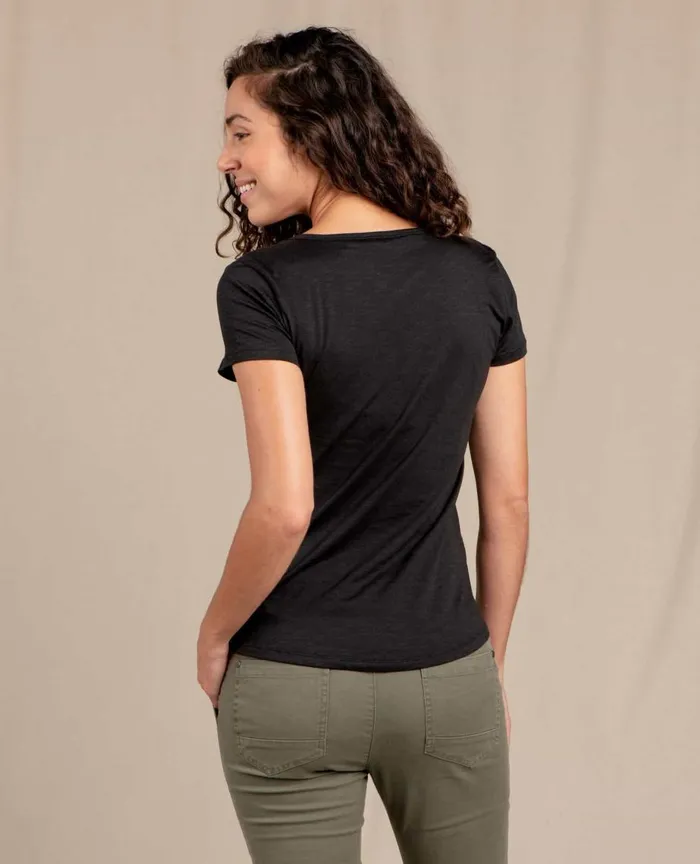 ToadandCo Loungewear and Sleep Marley II Short Sleeve Tee Black 8211 Women039s