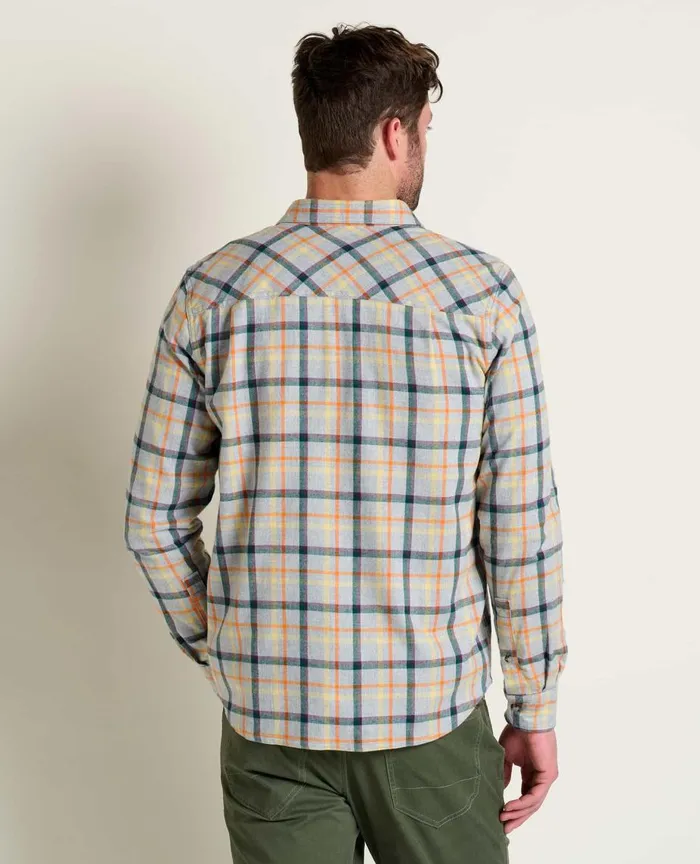 ToadandCo Shirts Flannagan Long Sleeve Shirt Heather Grey 8211 Men039s