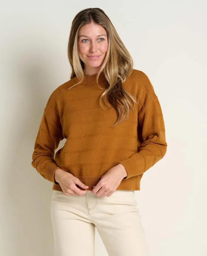 ToadandCo Sweaters Bianca II Crew Sweater Cardamom 8211 Women039s
