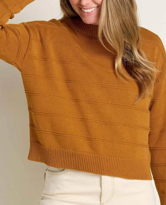 ToadandCo Sweaters Bianca II Crew Sweater Cardamom 8211 Women039s