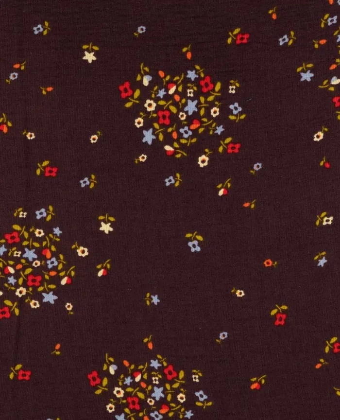 ToadandCo Tops and TShirts Manzana Long Sleeve Peasant Top Carob Floral Print 8211 Women039s
