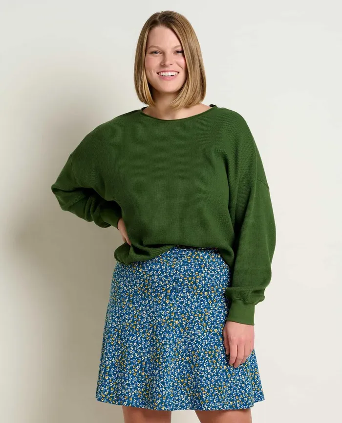ToadandCo Tops and TShirts McCloud Long Sleeve Pullover Chive 8211 Women039s