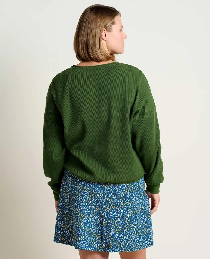 ToadandCo Tops and TShirts McCloud Long Sleeve Pullover Chive 8211 Women039s