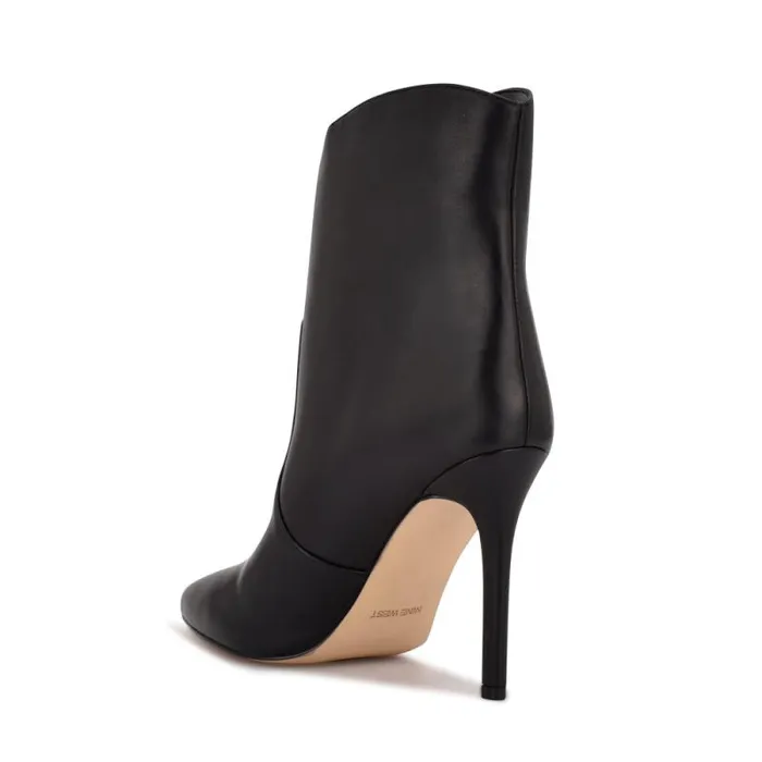 Tolate Dress Booties Black Leather Women Nine West Boots and Booties Tolate Dress Booties Black Leather Women Nine West Boots and Booties