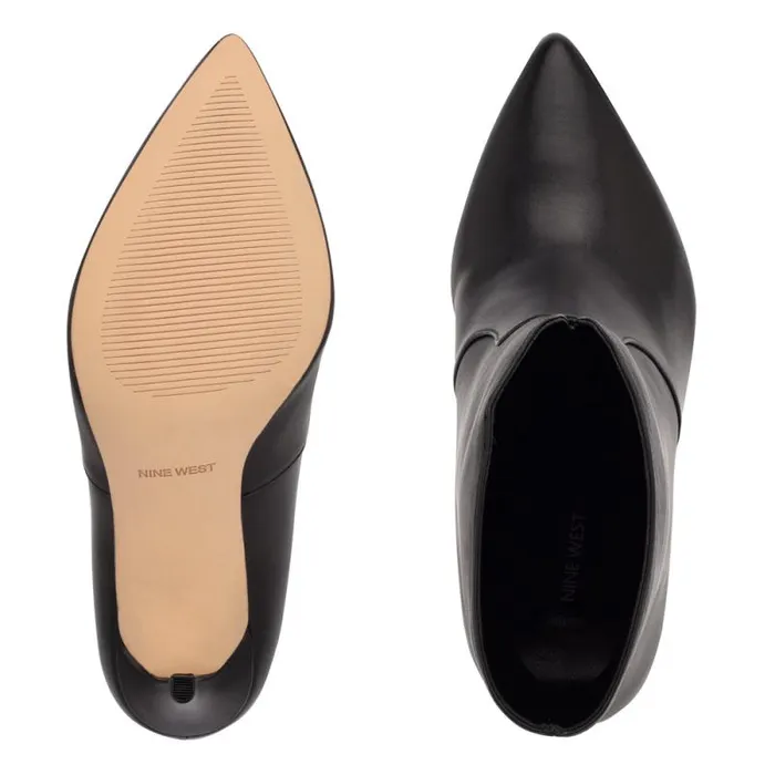 Tolate Dress Booties Black Leather Women Nine West Boots and Booties Tolate Dress Booties Black Leather Women Nine West Boots and Booties