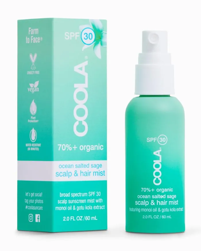 Tommy Bahama Beach Accessories SPF 30 Scalp and Hair Mist Sunscreen By COOLA Blue 8211 Beach and Home