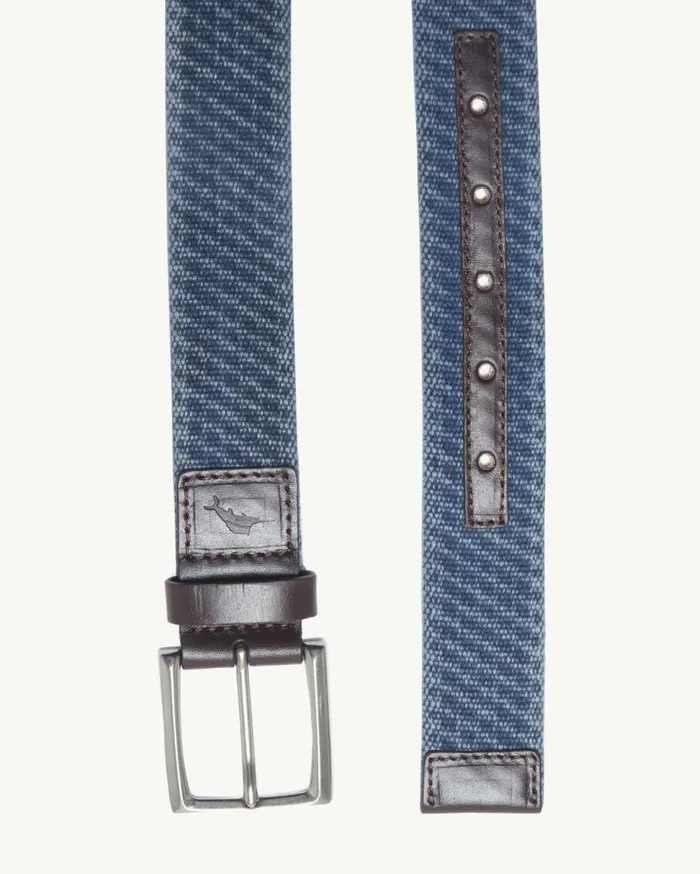 Tommy Bahama Belts Canvas Webbed Belt Navy 8211 Men Tommy Bahama Belts Canvas Webbed Belt Navy 8211 Men