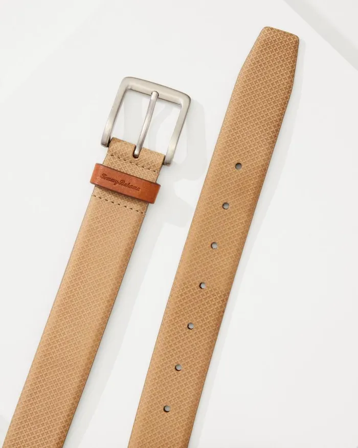 Tommy Bahama Belts Embossed Nubuck Belt Khaki 8211 Men Tommy Bahama Belts Embossed Nubuck Belt Khaki 8211 Men