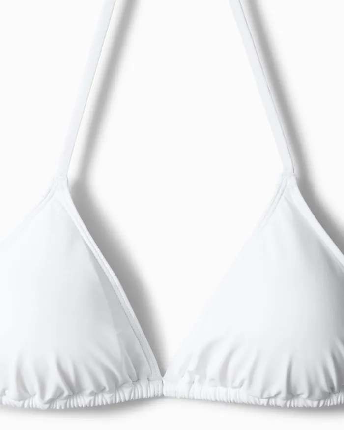 Tommy Bahama Bikini Tops Pearl Triangle Bikini Top White 8211 Women Tommy Bahama Bikini Tops Pearl Triangle Bikini Top White 8211 Women
