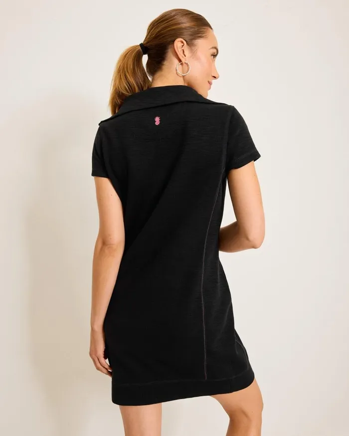 Tommy Bahama Dresses Tobago Bay HalfZip Collared Dress Black 8211 Women Tommy Bahama Dresses Tobago Bay HalfZip Collared Dress Black 8211 Women