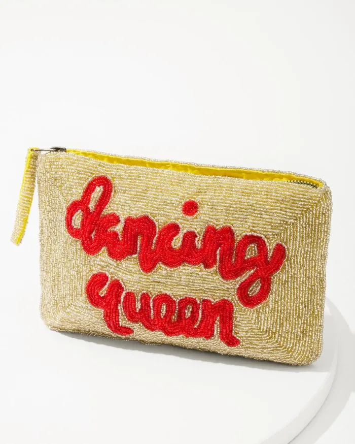 Tommy Bahama Handbags and Clutches Dancing Queen Beaded Clutch Gold 8211 Women