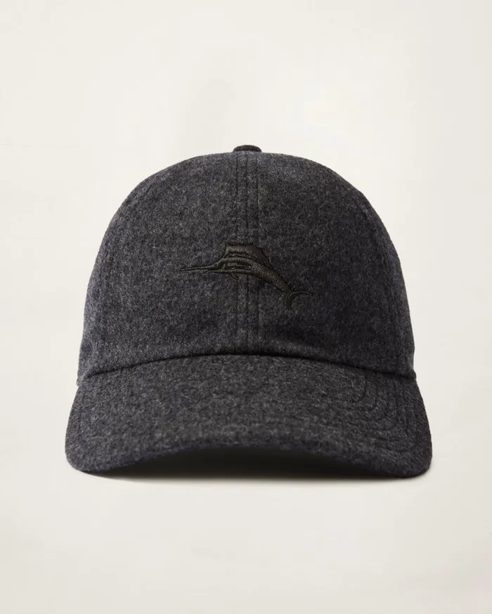 Tommy Bahama Hats and Caps Cashmere Packable Marlin Cap Grey 8211 Men