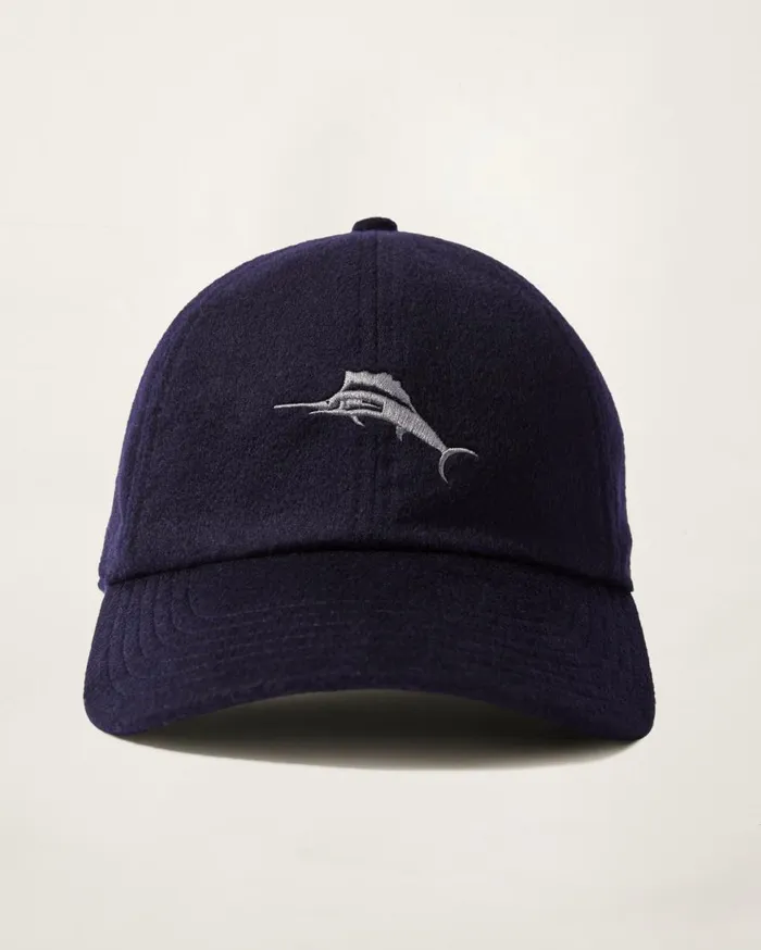 Tommy Bahama Hats and Caps Cashmere Packable Marlin Cap Navy 8211 Men