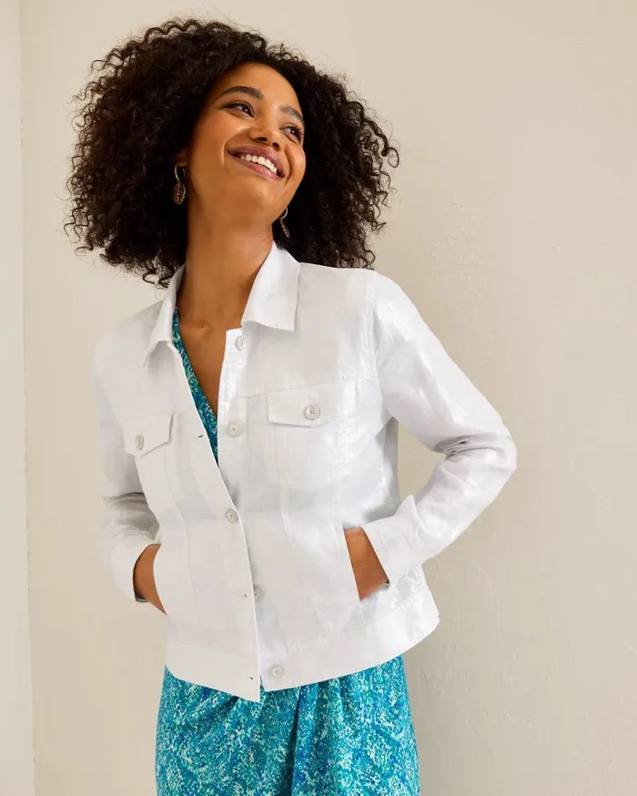 Tommy Bahama Jackets Two Palms Shimmer Linen Jacket White 8211 Women Tommy Bahama Jackets Two Palms Shimmer Linen Jacket White 8211 Women