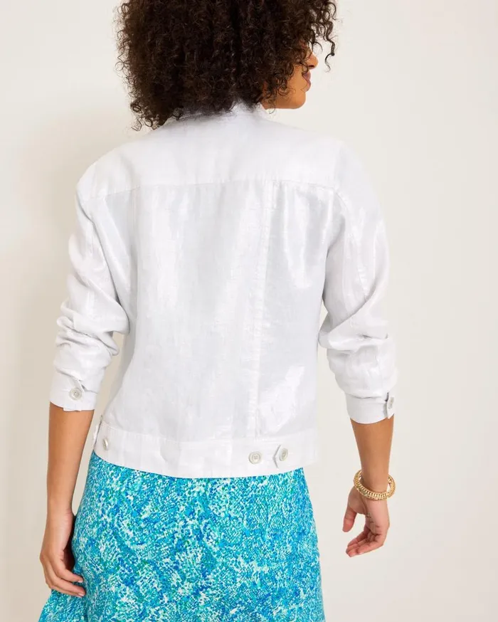Tommy Bahama Jackets Two Palms Shimmer Linen Jacket White 8211 Women Tommy Bahama Jackets Two Palms Shimmer Linen Jacket White 8211 Women