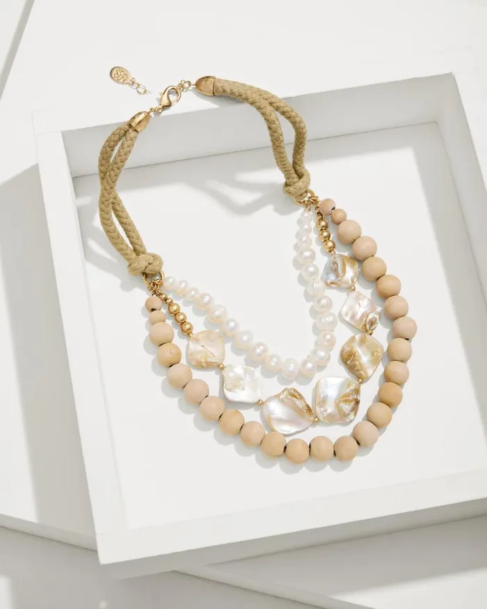 Tommy Bahama Jewelry Indigo Shore Mother Of Pearl Shell Statement Necklace Gold 8211 Women Tommy Bahama Jewelry Indigo Shore Mother Of Pearl Shell Statement Necklace Gold 8211 Women