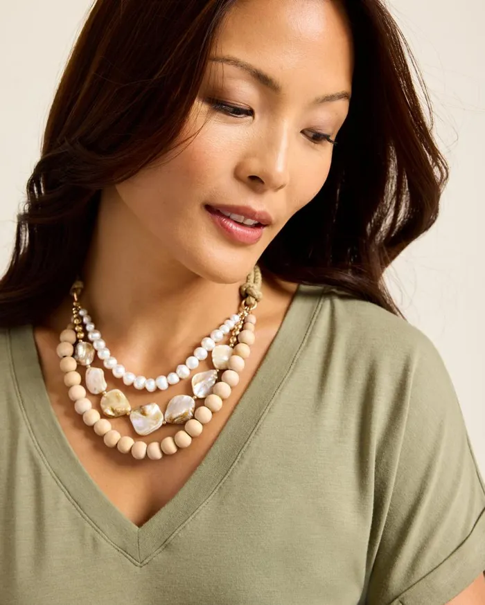 Tommy Bahama Jewelry Indigo Shore Mother Of Pearl Shell Statement Necklace Gold 8211 Women Tommy Bahama Jewelry Indigo Shore Mother Of Pearl Shell Statement Necklace Gold 8211 Women