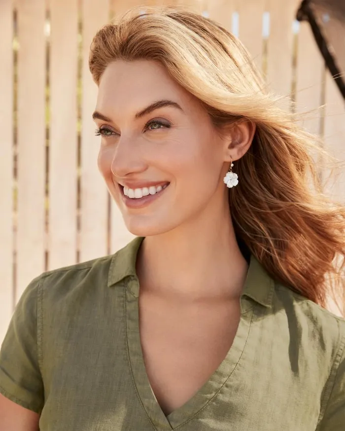 Tommy Bahama Jewelry Island Essence Hibiscus Drop Earrings Gold 8211 Women Tommy Bahama Jewelry Island Essence Hibiscus Drop Earrings Gold 8211 Women