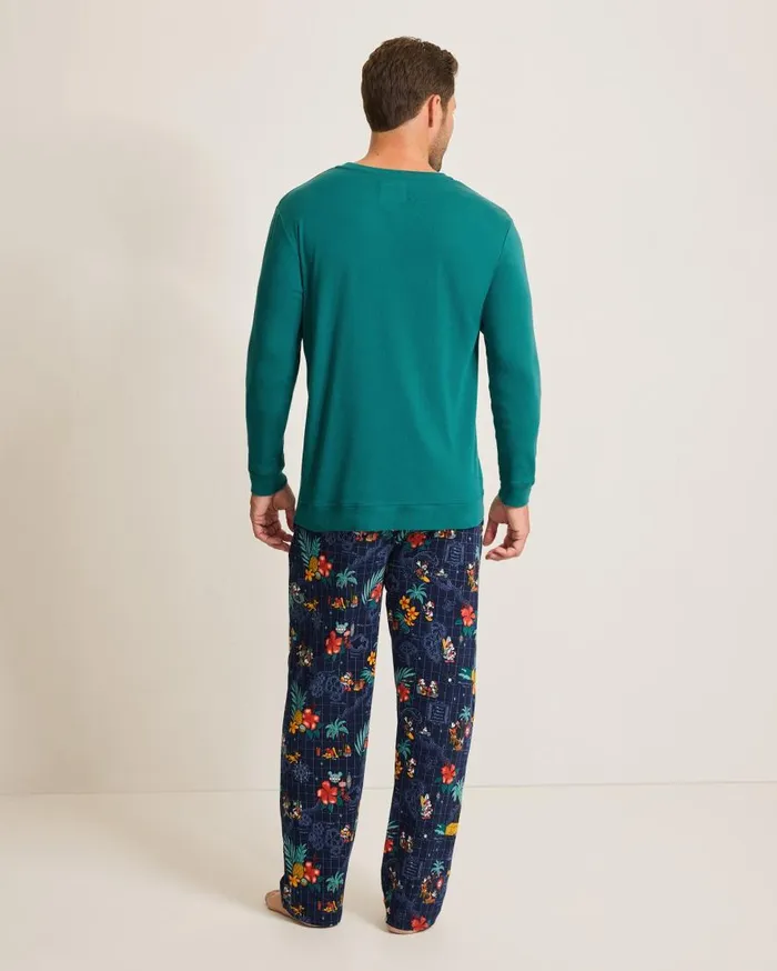 Tommy Bahama Loungewear and Pajamas Disney Long Sleeve and Pants Family Pajama Set Tropical Teal 8211 Men Tommy Bahama Loungewear and Pajamas Disney Long Sleeve and Pants Family Pajama Set Tropical Teal 8211 Men