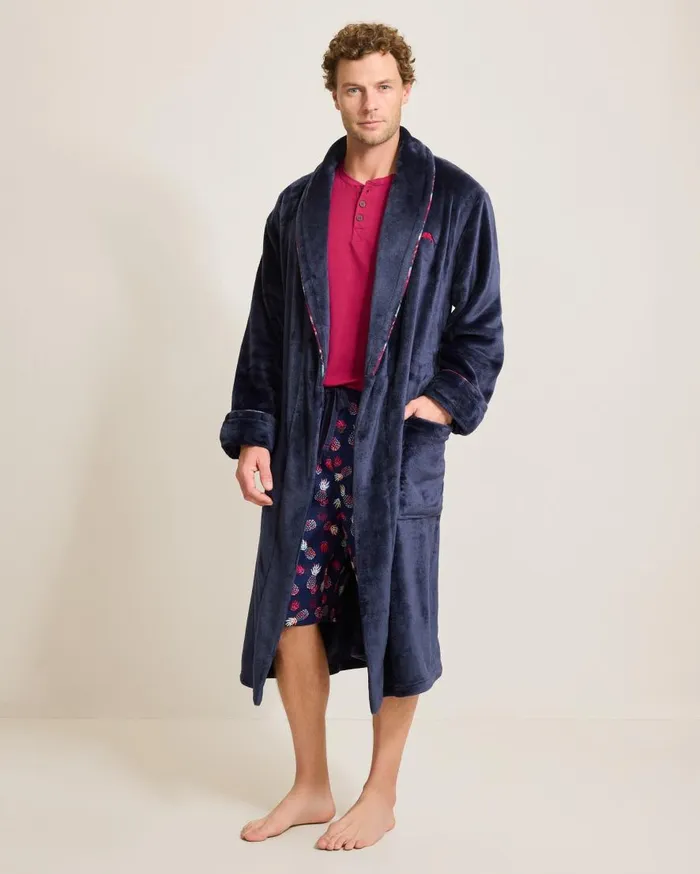 Tommy Bahama Loungewear and Pajamas Plush Robe Peacoat Navy 8211 Men Tommy Bahama Loungewear and Pajamas Plush Robe Peacoat Navy 8211 Men